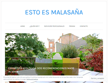 Tablet Screenshot of estoesmalasana.com